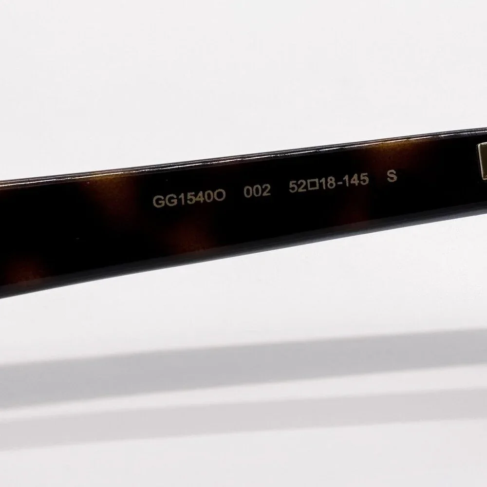 NEW GUCCI EYEGLASSES GG1540O 002 HAVANA UNISEX EYEWEAR GUCCI